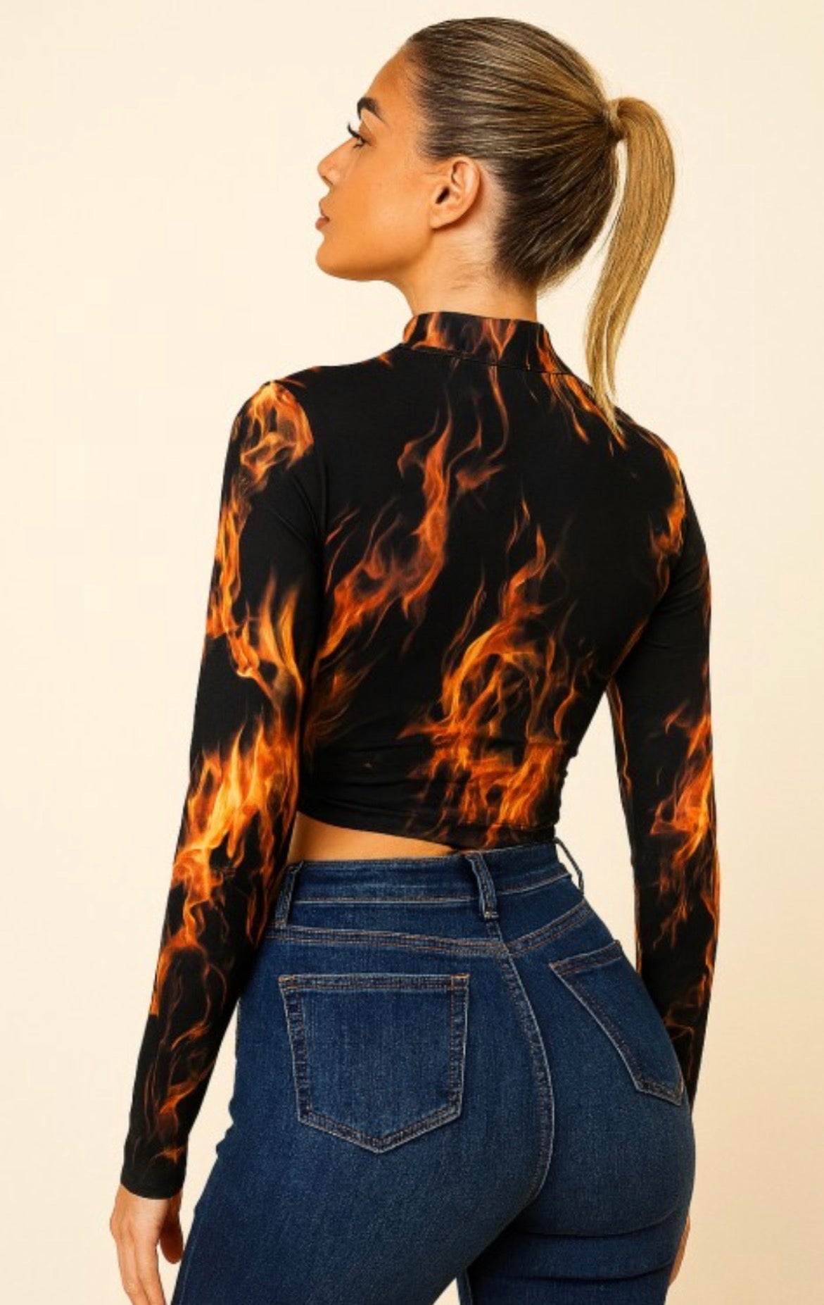 Legendary Flame Mock Neck