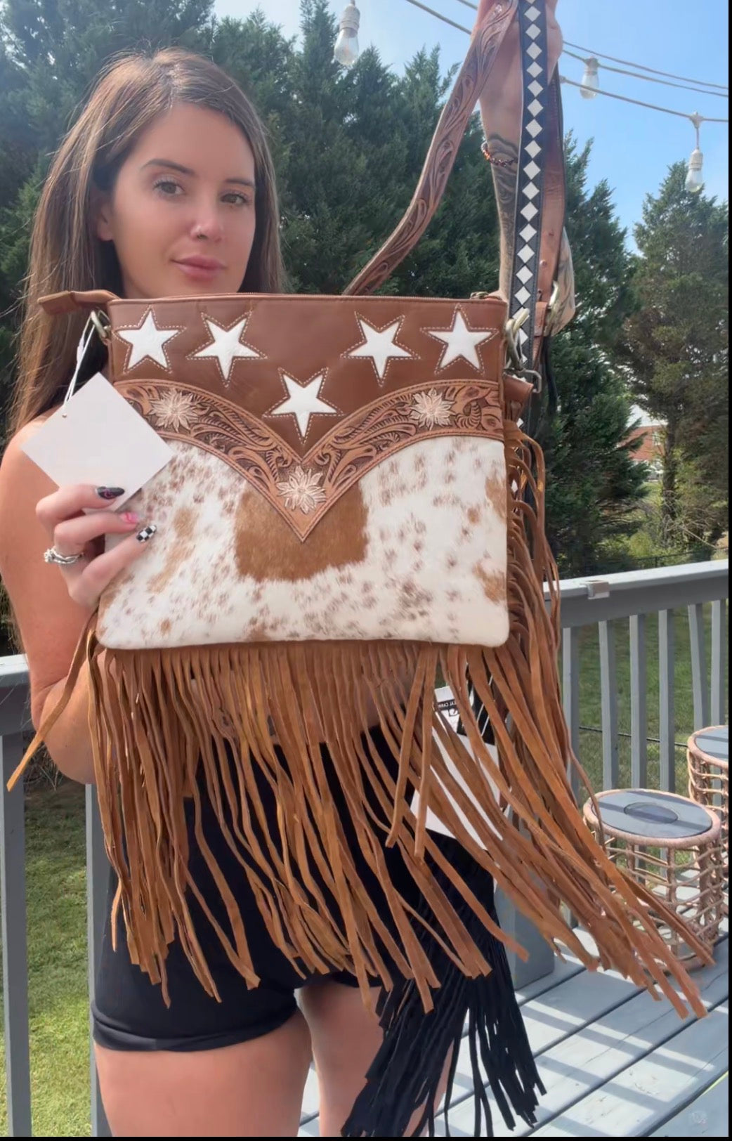 America Fringe Bag