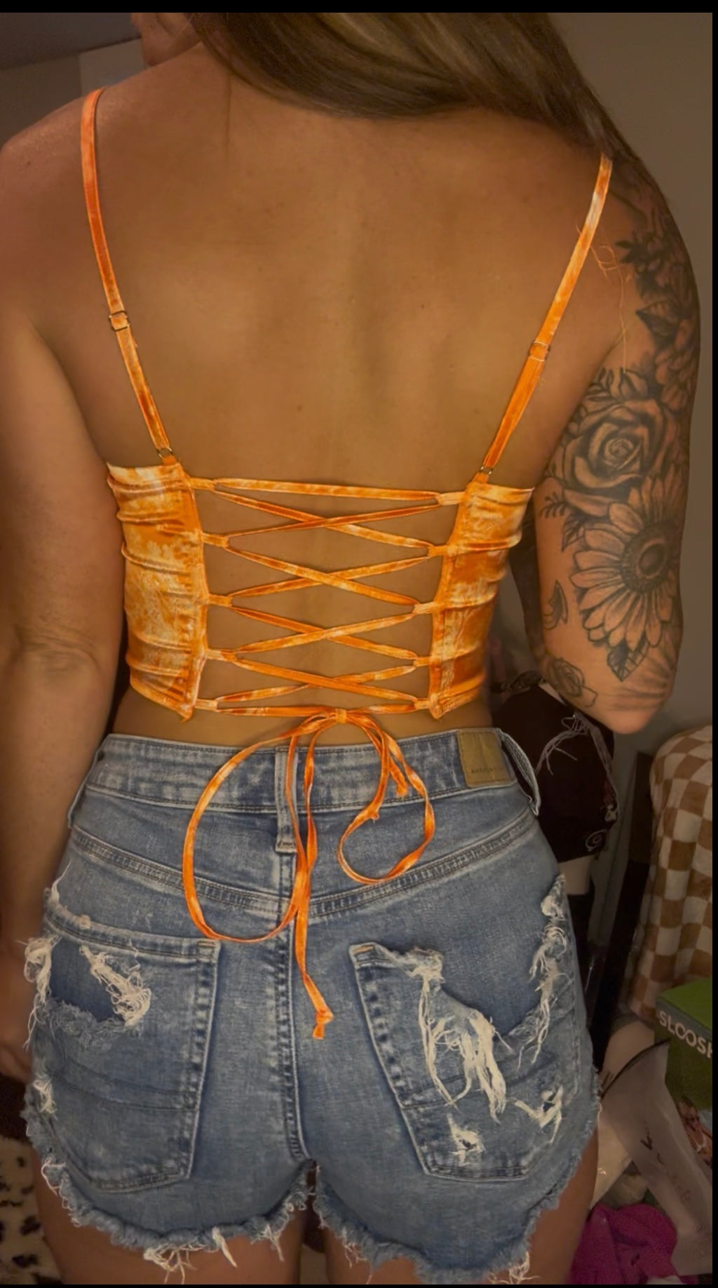Orange Corset