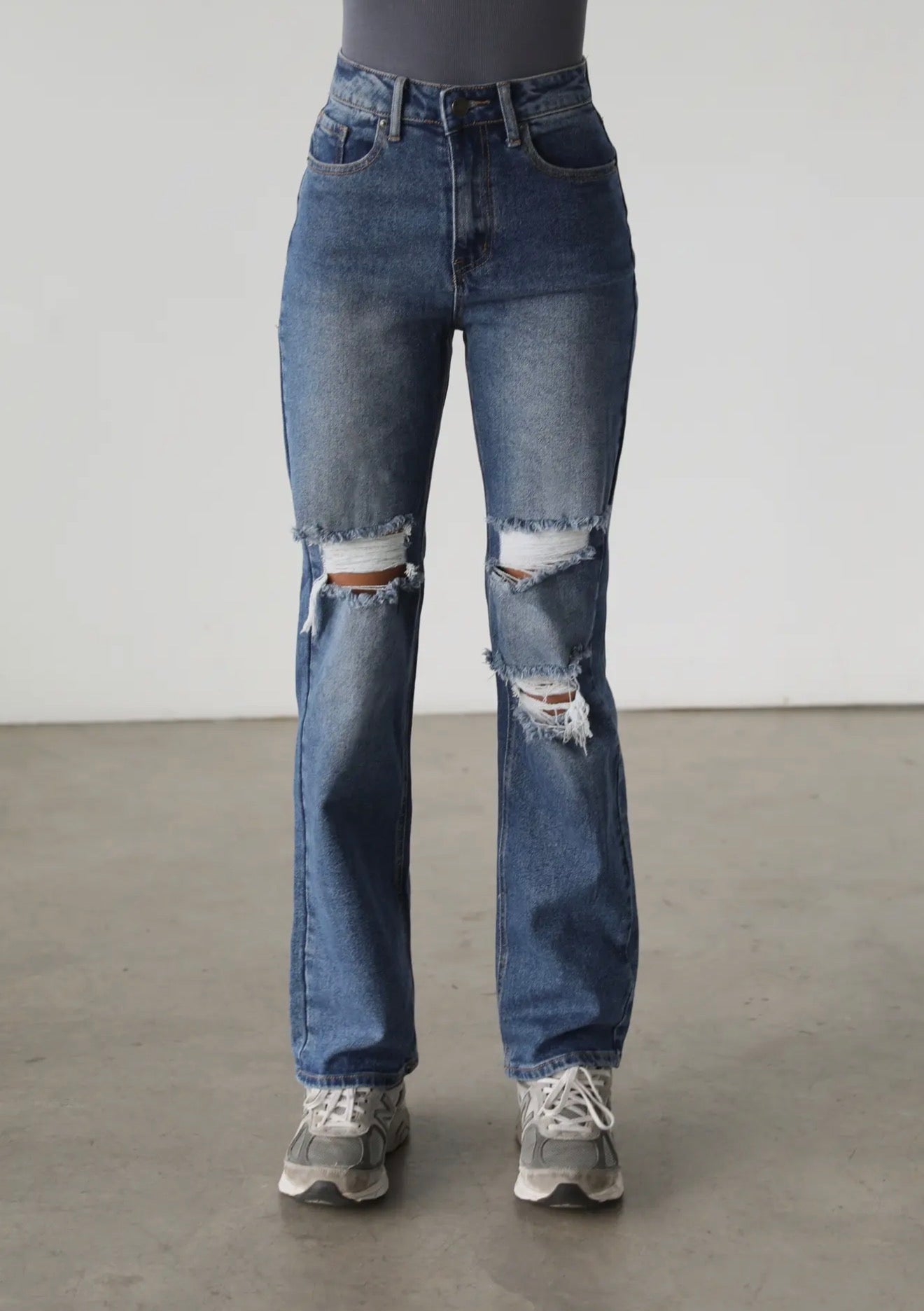 Throttle Cut Flare Jeans
