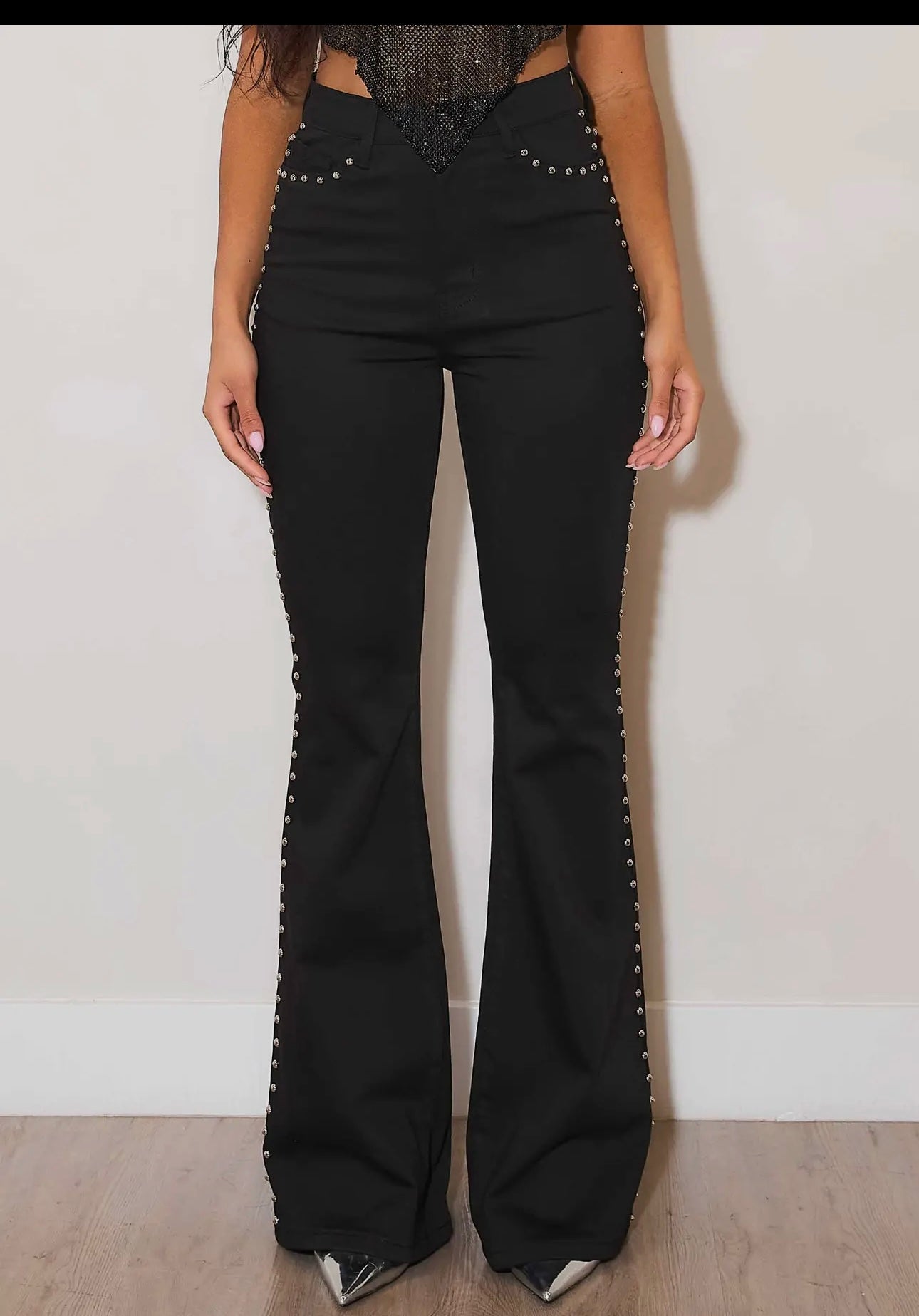 Studded Rebel Flares