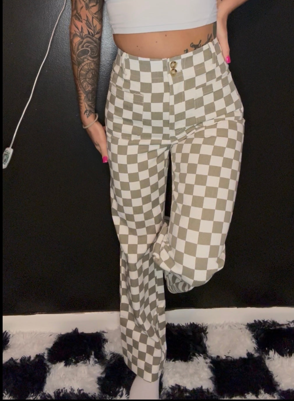 Outlaw Checked Pants