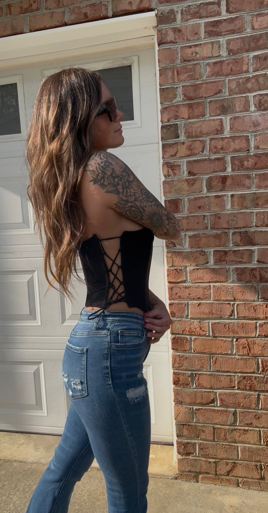 Lace Me Sideways Top