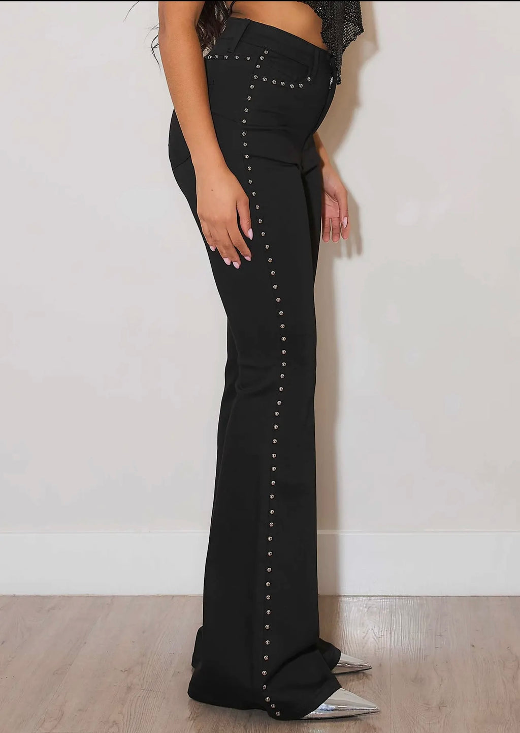 Studded Rebel Flares