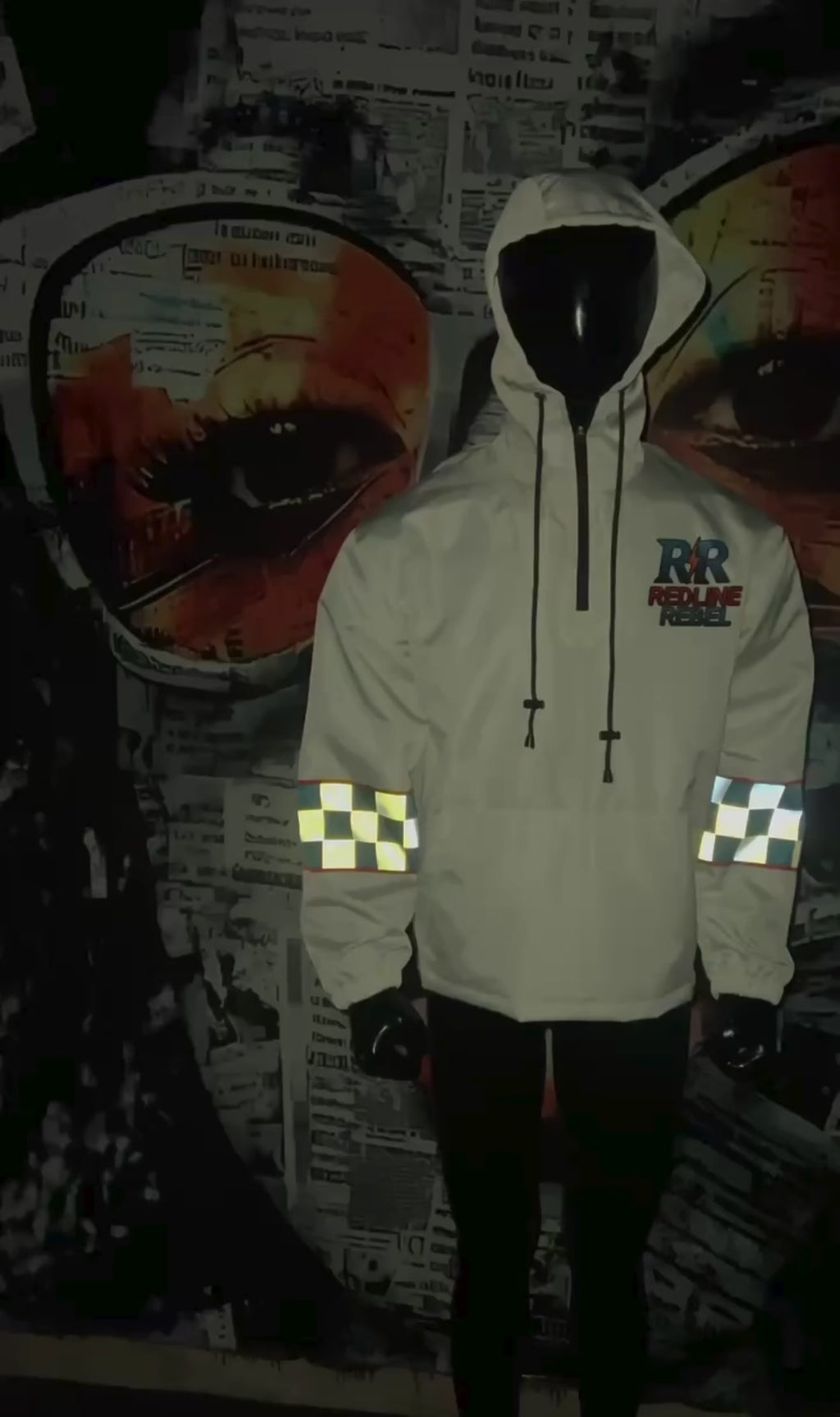 Redline Reflective Windbreaker