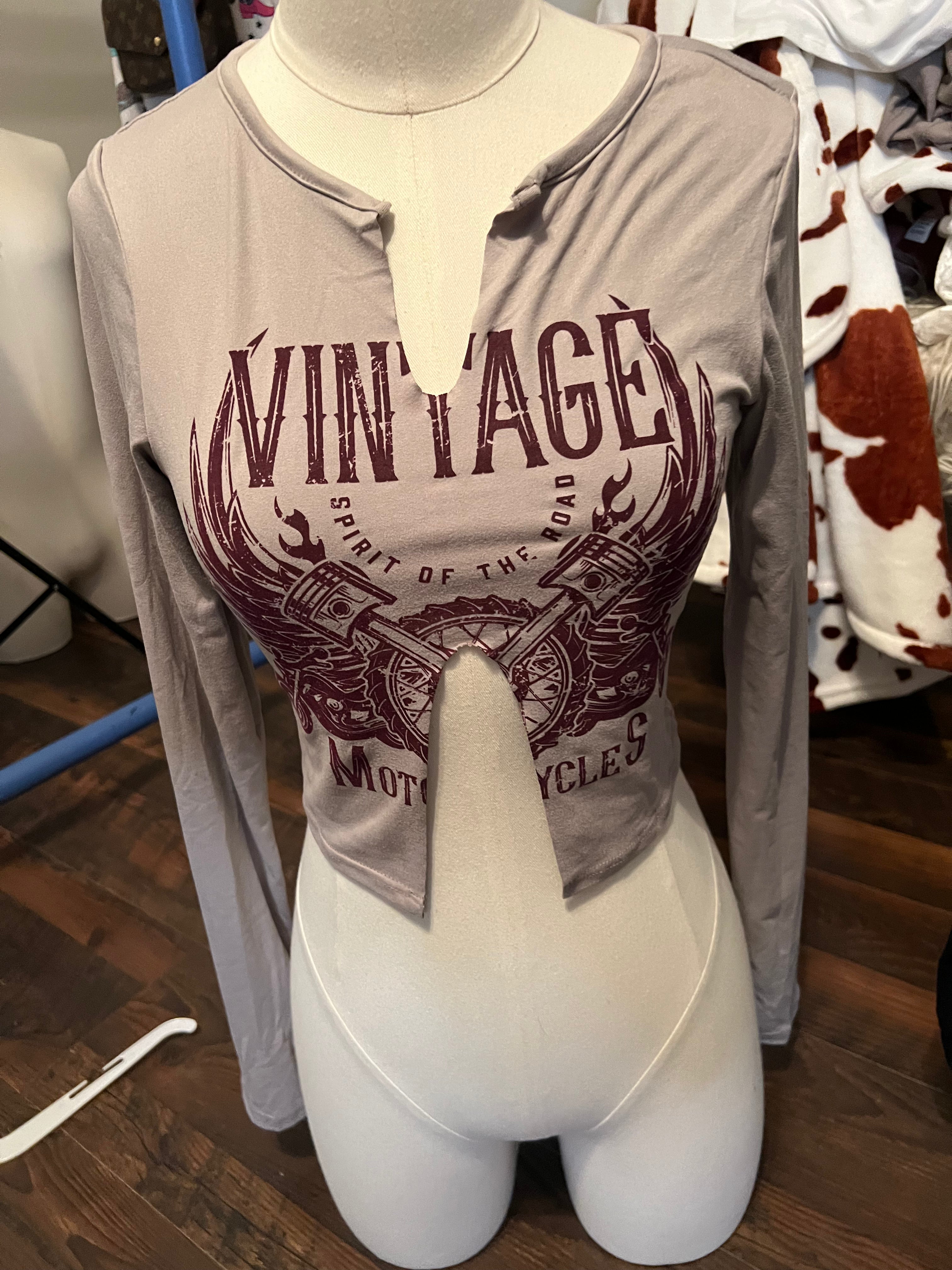 Vintage Crop Top